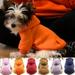 Morttic Dog Clothes Pet Dog Hoodies for Small Dogs Vest Chihuahua Clothes Warm Coat Jacket Autumn Puppy Outfits Cat Clothing Dogs Clothing (Orange M)