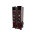 Rockville TM150C Cherry Powered Home Theater Tower Speakers 10 Sub/Bluetooth/USB