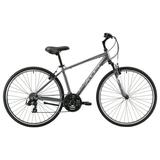 XDS Cross 200 21sp Men s 700C Hybrid City Commuter Bike Color: Matt Black Frame Size: 15