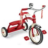 Radio Flyer Classic Red Dual Deck Tricycle 12 Front Wheel Red