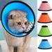 Pet Enjoy Cat Cone Adjustable Pet Recovery Collar Pet Cone Collar Protective Collar for After Surgery Anti-Bite Lick Wound Healing Safety Practical E-Collar for Cats Puppy Rabbit