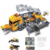 Transformation Truck Car Kit Toys Combination Model Fire Truck Engineering Vehicle Car Toy For Children s Boy Gift