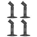 VideoSecu 4 Packs of Ceiling and Wall Speaker Mount Satellite Surround Sound Home Theater Brackets Black BS4