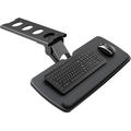 Keyboard Tray Under Desk 360 Degrees Rotating Adjustable Ergonomic Sliding Universal Keyboard & Mouse Tray for Home Office