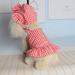 Dog Princess Dress 2 Pieces Suit Pet Dogs Clothes Skirt with Hats Small Medium Large Pets Party Apparel Outfit