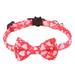 Eyicmarn Heart Printed Dog Collars Luxury Adorable Dog Cat Pet Puppy Kitten Soft Bow Tie Fashion Dogs Pet Supplies