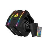 Arctic ACFRE00080A Freezer 50 (incl. A-RGB Controller) - Multi Compatible Dual Tower CPU Cooler with A-RGB CPU Cooler for AMD