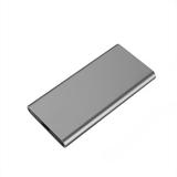 MABOTO Type-C to mSATA SSD Enclosure Portable mSATA Solid State Drive Box High Speed USB3.1 mSATA SSD Enclosure Silver Gray
