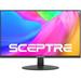 Sceptre IPS 27 LED Gaming Monitor 1920 x 1080p 75Hz 99% sRGB 320 Lux HDMI x2 VGA Build-in Speakers FPS-RTS Edgeless Black 2021 (E278W-FPT)