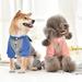XWQ Pet Bodysuit Floral Print Cosplay Four-leg Cute Pet Dog Warm Jumpsuits Outfit Pet Supplies