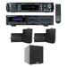 Rockville Home Theater Bluetooth Receiver+EQ+ (4) Speakers + 8 Subwoofer Sub