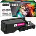 Cool Toner Compatible E525W Toner Cartridge for Dell E525W E525 593-BBJV Replacement Color Printer Toner Ink Magenta 1-Pack