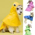 Ybeauty Durable Dog Raincoat Full Protection Fabric Waterproof Cloak Dog Rain Jacket for Outdoor