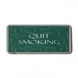 Saying Computer Mouse Pad Calligraphic Quit Smoking Message Terms Educational Blackboard Theme Rectangle Non-Slip Rubber Mousepad X-Large 35 x 15 Warm Taupe Green White by Ambesonne