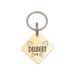 Anavia Stainless Steel Double Sided Diamond Name - Animal Face Engraved Dog & Cat ID Tag Gold M