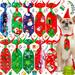 Ybeauty Pet Tie Christmas Print Holiday Dress Up Adjustable Cat Dog Bow Tie Collar Pet Accessories