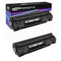 SpeedyInks - 2PK Compatible Replacement for HP 36A CB436A Black Toner for use in LaserJet M1522n MFP LaserJet M1522nf MFP LaserJet P1505 & LaserJet P1505n
