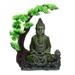 Aquarium Buddha Sitting Statue Fish Tank Landscape Resin Ornament Decor