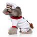 Pet Dog Costume of the Chef Style Halloween Cat Dog Funny Clothes Pet Hoodies for Dogs Cats Accessories w/Hat S