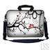 LSS 15.6 inch Laptop Sleeve Bag Notebook with Side Pocket Soft Carrying Handle & Shoulder Strap for 14 15 15.4 15.6 - Love Birds