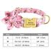 Fashion Printed Dog Collar Personalized Nylon Dog Collar Custom Pet Puppy Cat Collars Engraved ID Tag Collars Dog Accessories