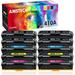 Amstech 10-Pack Compatible Toner for HP CF410A CF411A CF412A CF413A Color LaserJet Pro MFP M477fnw M477fdn M477fdw M377dw Pro M452dw M452nw M452dn Printer Ink (Black Cyan Magenta Yellow)