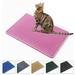 2-Layer Cat Litter Mat Litter Trapper Pink Traps Litter from Box Soft on Kitty Cat Paws Honeycomb Double-Layer Helps to Waste Less Litter on Floors Size 21 X 14