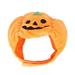 Sehao Halloween Pet Hat Cat Dog Fancy Party Dress Up Headdress Cute Puppy Cotton Pet HatS Orange