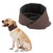 Dog Scarf Solid - Dog Bandana Double-side Wearable Neck Warmer Winter Outfits Accessories for Small Medium Dogs Keeping Warm in Cold Weather