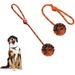 Petotw 2Pcs Dog Training Ball on Rope Dog Rope Toys Ball Exercise and Reward Toy for Dogs for Chew Training Pull Throw Toy tug Toy Dogs Fetch Toys Belgian Malinois Gifts