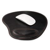Londo Leather Oval Mousepad with Wrist Rest
