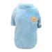 Shulemin Dog Sweater Round Neck Thickening Warm Pet Two-legged Warm Sweater Pet Clothes Blue