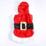 AVAIL Velvet Santa Dog Costume Christmas Clothes Dresses for Dog Pet Clothing Chihuahua Yorkshire Poodle