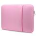 MABOTO B2015 Laptop Sleeve Soft Zipper Pouch 14 Laptop Bag Replacement for Air Pro Ultrabook Laptop Pink