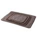 BT Bear 1PC Pet Cooling Pad Summer Dog Breathable Mat Sleeping Bed Washable Blanket for Puppy Small Medium Dog Cats Kennel (XL Brown)