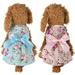 2 Piece Dog Dress Pet Skirt Doggie Apparel Puppy Bowtie Dresses for Small Girl Dogs Cats Puppy Kitten Summer Cute Floral Dress Sundress Princess Dress for Prom Birthday Party Wedding Formal Occasion