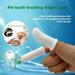 Fridja Pet Tooth Brushing Finger Cover Dog Tooth Oral Cleaning Tool Finger Toothbrush Care Products