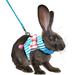 Yirtree Adjustable Hamster Harness and Leash Set for Walking Hamster and Small rabbit Harness Soft Mesh Harness Adjustable Hamster Vest Harness Comfort Fit for Pet Hamster Rabbit