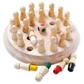 Douhoow Wooden Memory Match Stick Chess Kids Early Learning Board Games 3D Puzzle Educational Toys