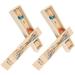 2 PACK Wooden Pick-Up Sticks with Box Wooden Classic Game Outdoor Indoor Fun Strategy and Coordination Game Tabletop Game Brain Teasers for Adults Kids