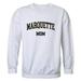 W Republic 564-130-WHT-05 Women Marquette Golden Eagles Mom Crewneck Fleece White - 2XL