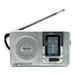 TONKBEEY BC-R2048 Portable AM FM Radio Handheld 2 Band Mini Radio Player Battery Powered with Telescopic Antenna Built-in Speaker for Elders