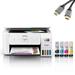 Epson EcoTank ET-2803 WIRELESS ALL-IN-ONE Color Inkjet PRINTER 5760 x 1440 dpi 10 ppm Home Office Print Scan Copy Auto 2-Sided Printing White Printer Cable