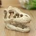 Loopsun Skull Decor Halloween Aquarium Resin Decoration Skull Creeping Dragon Resin Decoration for Kids Gift Office Home Decor