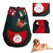 Walbest Dog Clothes Snow Sweaters Snowman Sweaters Cute Elk Printed Xmas Dog Holiday Sweaters New Year Christmas Sweater Pet Knit Clothes for Small Medium Dog