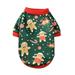 HOTWINTER Christmas Dog Shirt Soft Breathable Pet Dog Clothes Xmas Holiday Dog Apparel Puppy Outfits Pet Shirts for Small Medium Dogs Cosplay