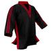 Black Red Taekwondo Top Only Demo Team V-Neck Karate Jacket Gi Freestyle Competition Martial Arts (#5)