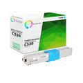 TCT Compatible Toner Cartridge Replacement for the Okidata C530 Series - 1 Pack Cyan