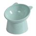 Cat Bowl Anti Vomiting Raised Cat Food Bowls Tilted Elevated Cat Bowl Ceramic Pet Food Bowl for Flat Faced Cats Small Dogs Protect Pet s Spine Dishwasher Safe