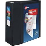 Avery Heavy-Duty View 3 Ring Binder 5 One Touch EZD Rings Black 5 Binder Capacity - Letter - 8 1/2 x 11 Sheet Size - 1050 Sheet Capacity - 3 x D-Ring Fastener(s) - 4 Internal Pocket(s) - Ch